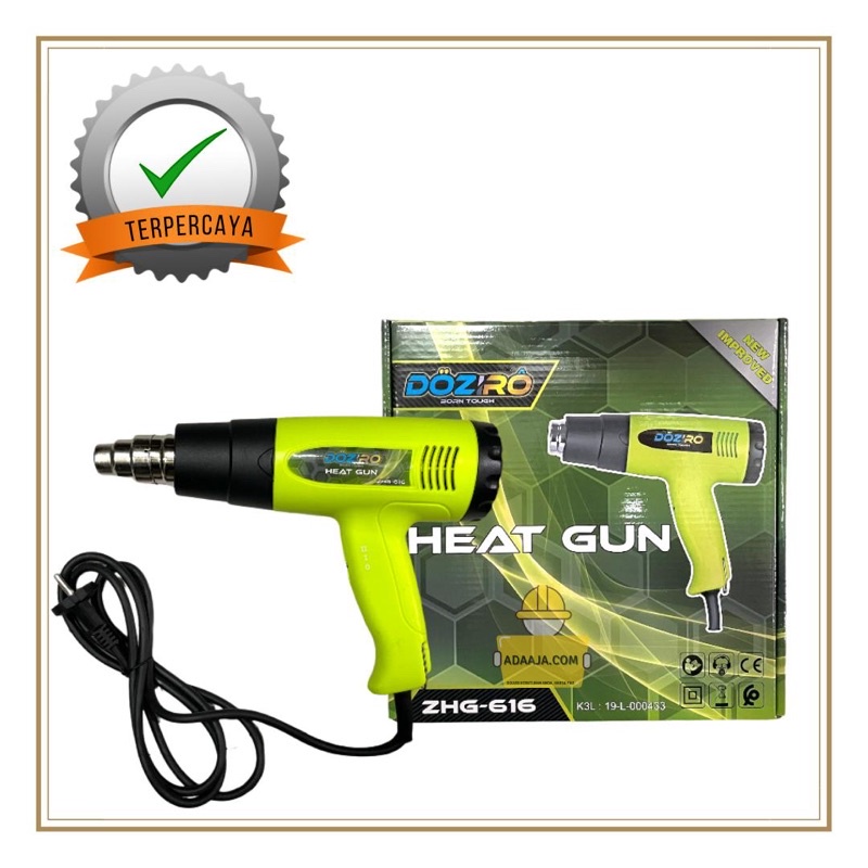 Heat gun Hot Gun Blower Alat Pemanas Sticker - Doziro