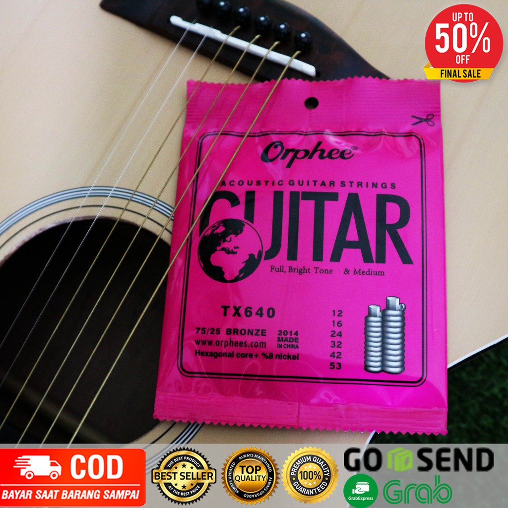 Senar Orphee TX640 Akustik 0.12 Import