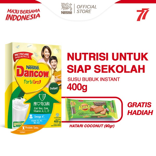 

DANCOW Fortigro Susu Bubuk Susu Anak Instant 400g FREE GIFT