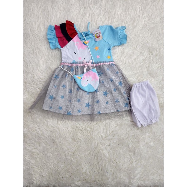 baju bayi perempuan dress tutu hscg8