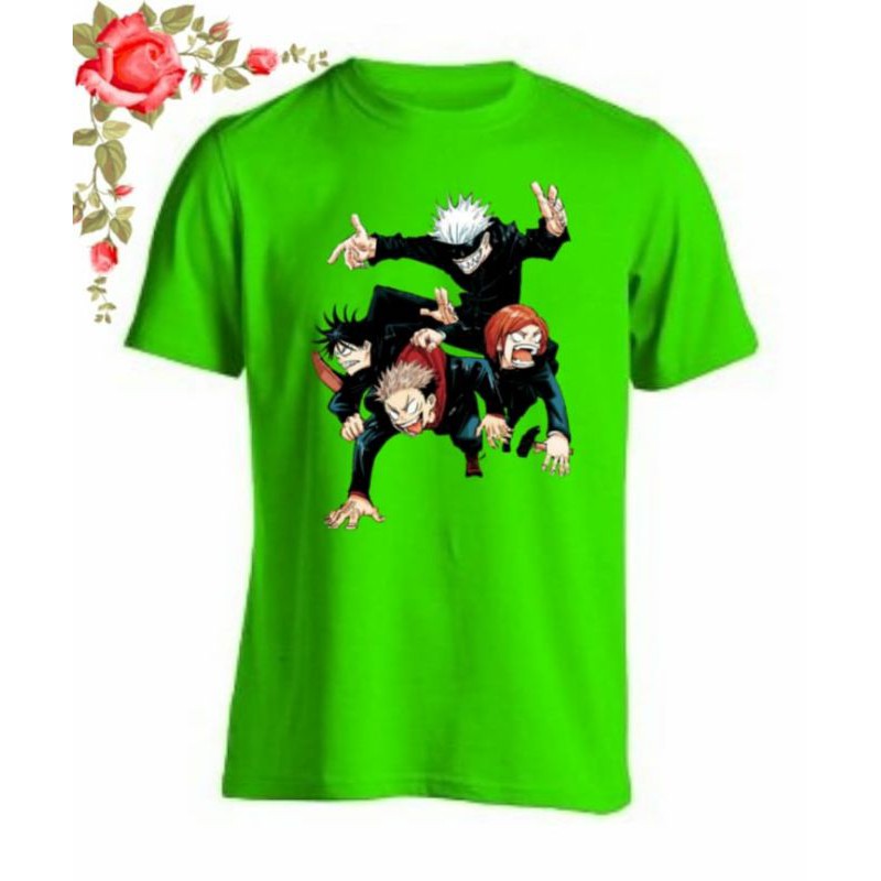 KAOS T-SHIRT PRIA SABLON DTF JUJITSU KAIDEN DISTRO