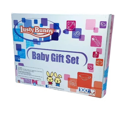 FEEDING SET 6IN1 TEMPAT MAKAN BAYI LUSTY BUNNY BABY GIFT SET MURAH LUCU KADO KELAHIRAN BAYI - 1419-3