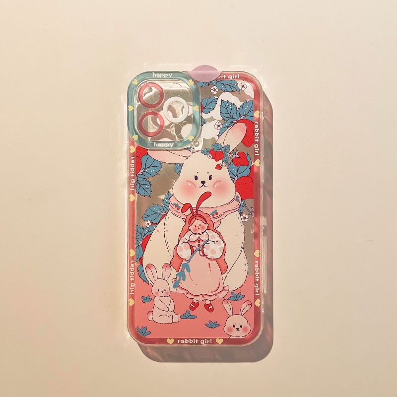 Soft case Silikon Transparan 13pro 13prm Motif Kartun Untuk iphone 11 12pro MAX 7p 8p XS MAX Xr 11 MAX 7se-se20207se-se