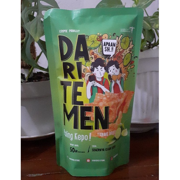 

Keripik Pangsit Dari Temen Rasa Soto | Crave Deli | Makanan Ringan | Cemilan | Snack | Keripik Pangsit | Keripik | Pangsit