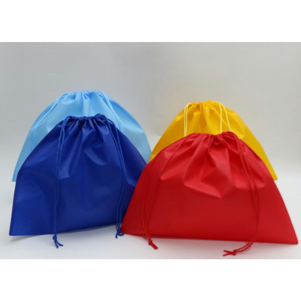 (MIN 3 PCS) DUSTBAG 38x30 / PEMBUNGKUS TAS SEPATU / POUCH SPUNBOND SERUT / DUSTBAG / DRAWSTRING BAG 
