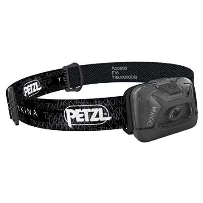 SENTER PETZL TIKKINA HEADLAMP 250 LUMENS BLACK ORIGINAL PRODUK PETZL
