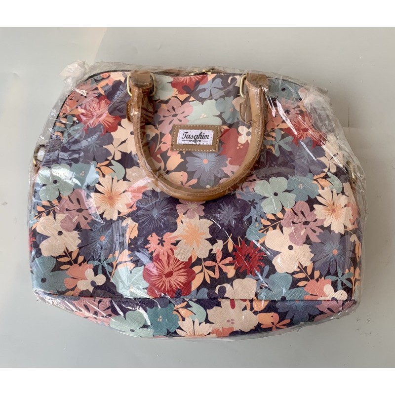 new bag tasahim floral satchel