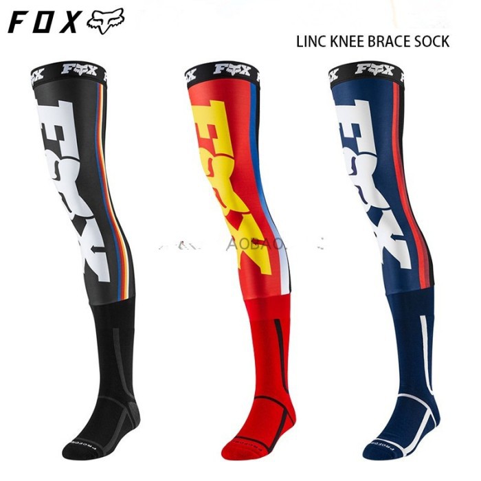 knee brace sock fox import / kaos kaki biker fox