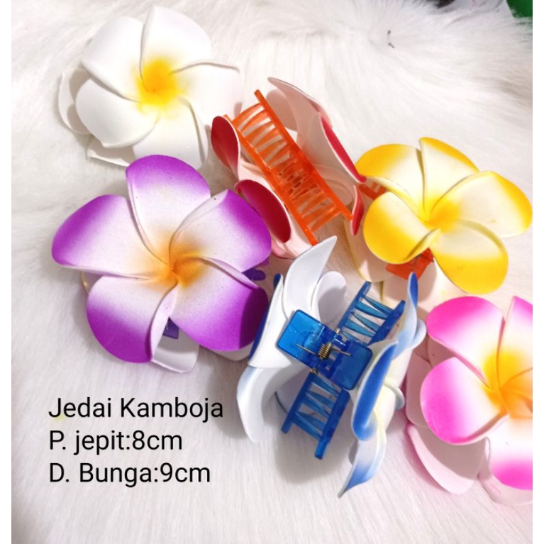 2pcs Jepit Jedai|Jepit Kamboja Besar|Jepit Kamboja Putih|Jedai Jumbo