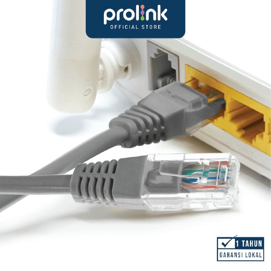 PROLINK Kabel Network  CAT5e 24UC UTP Ethernet Cable Bare Copper
