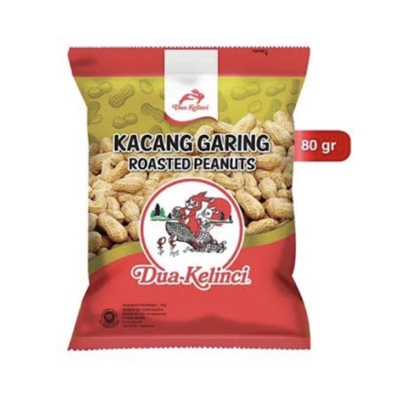 Kacang garing dua kelinci 80gr