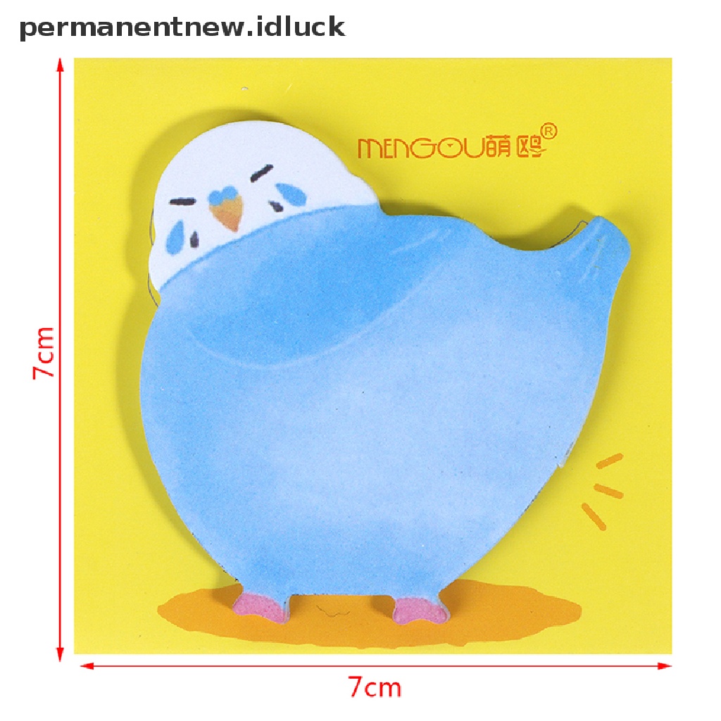 30 Lembar Sticky Notes Bentuk Pantat Hewan Penguin