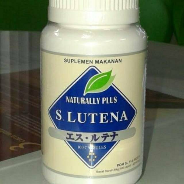 S.lutena Suplemen s lutena asli original  obat herbal kesehatan mata super lutein slutena