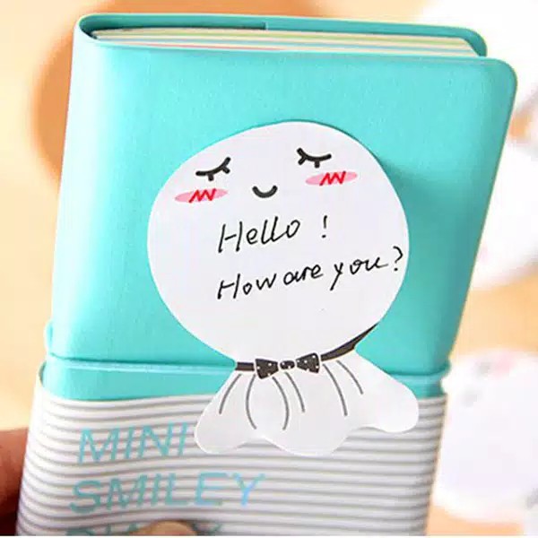 Sticky Notes Catatan Sekolah Anak Perempuan Journaling Diary Lucu Karakter Putih