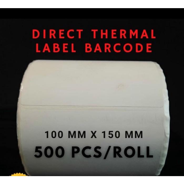 

Kertas | Label Barcode 100 X 150 Mm Kertas Sticker Direct Thermal 100X150 500Pc