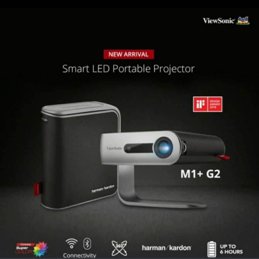 Projector Mini ViewSonic M1 Plus G2 Wifi M1+G2 Portable Proyektor