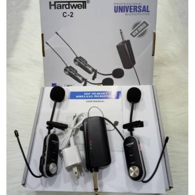 Mic imam masjid wireless 2 mic jepit