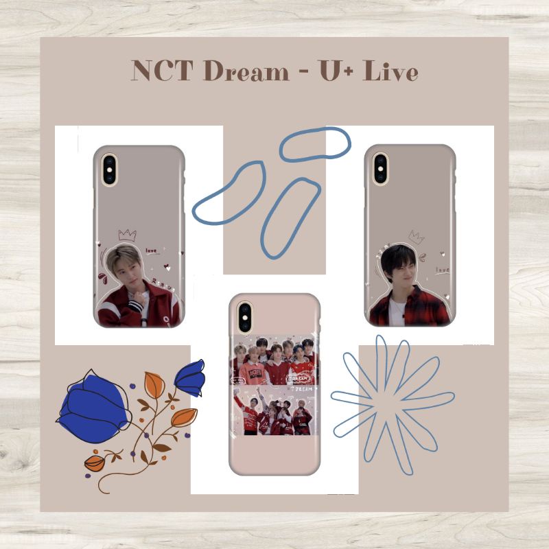 (NCT DREAM) Case NCTDREAM U+ Live Edition Softcase Anticrack Mark Renjun Jeno Haechan Jaemin Chenle 