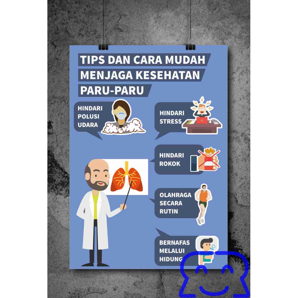 Poster Menjaga Kesehatan Paru Paru Homecare24 