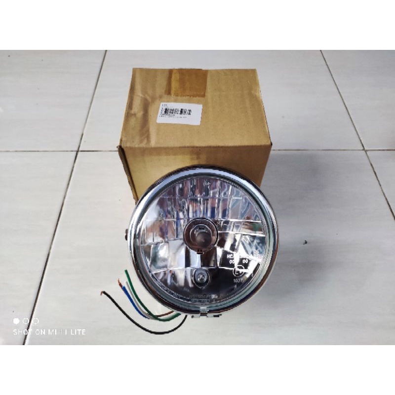 Lampu depan original jute taiwan kaca bening