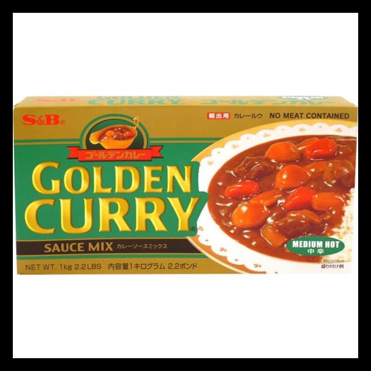 

S&B Golden Curry @1Kg Medium Hot . Bumbu Kari Jepang Premium Promo