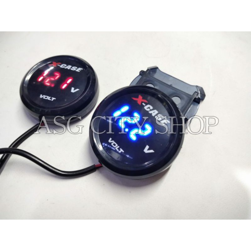 Jual VOLTMETER DIGITAL MODEL BULAT VOLT AKI Shopee Indonesia