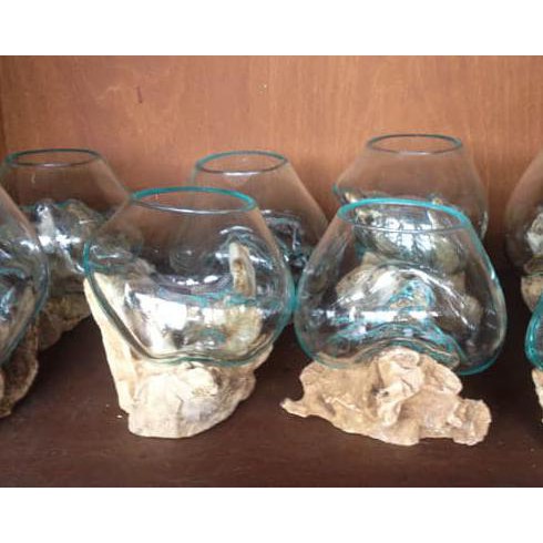 JUAL AKUARIUM KECIL ALAS AKAR KAYU #3