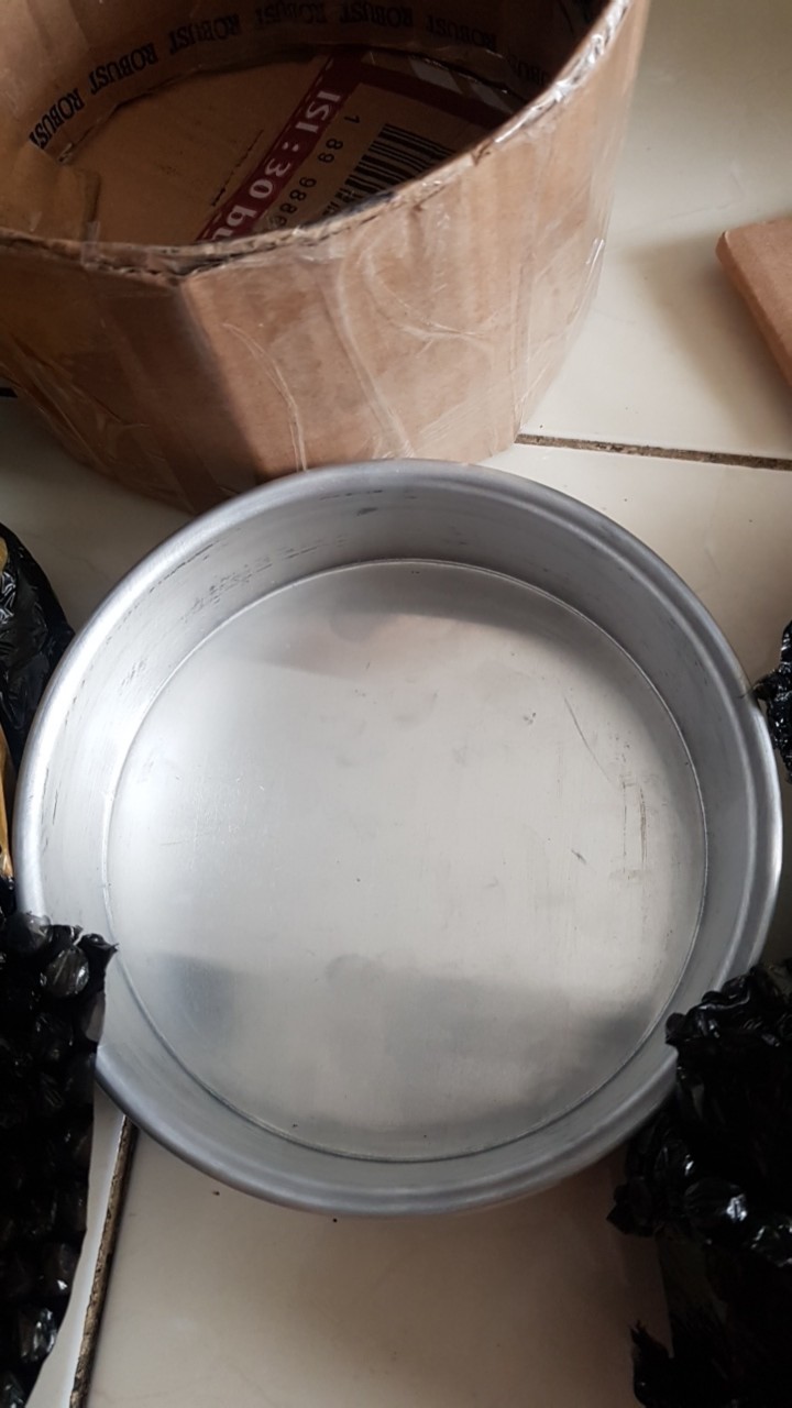 Cetakan Kue Loyang Bulat Press Tampa Sambungan 15cm 14cm Tinngi 4cm Tebal Bahan 0,8mm