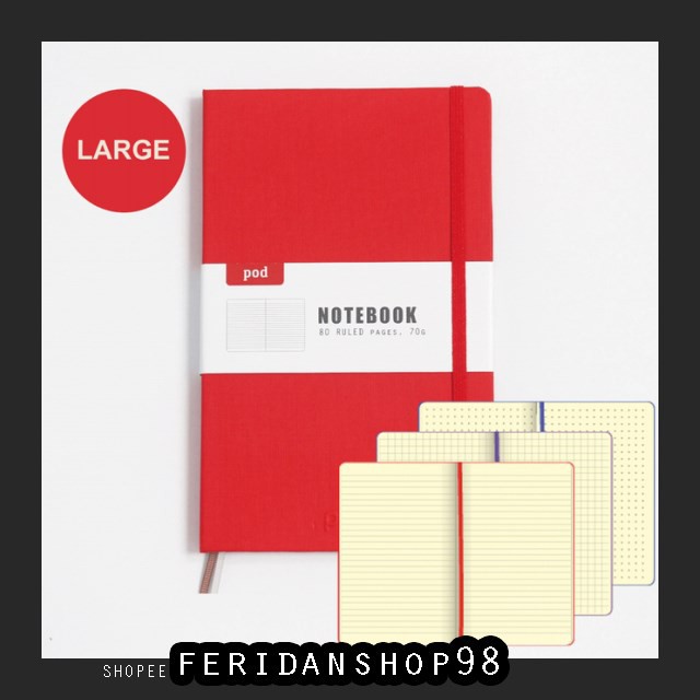 

BT152 CUSTOM NOTEBOOK ALA BEST MOLESKINE PLANNER JOURNAL - LARGE RULED DLL - POLOS BY FERIDANSHOP98