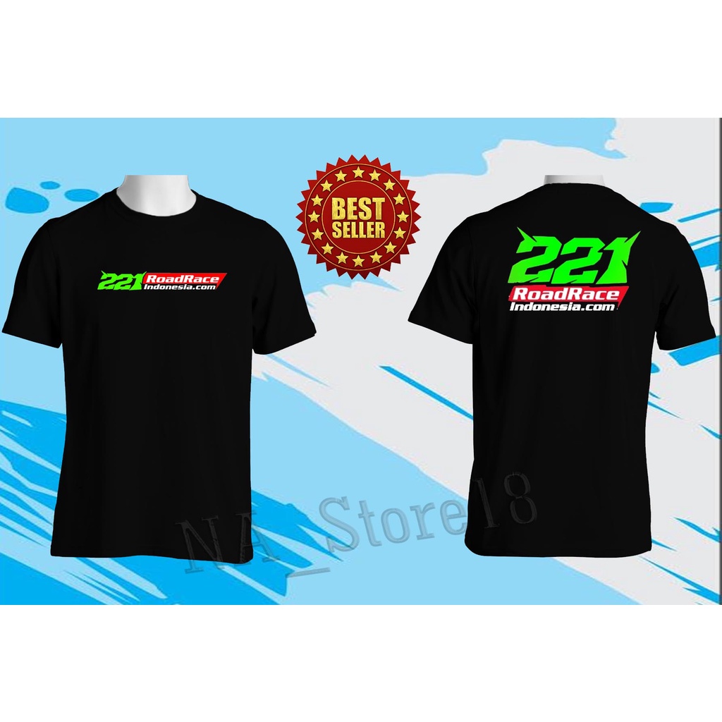 Import Quality MURAH BAJU 221 ROAD RACE INDONESIA Kaos keren 221