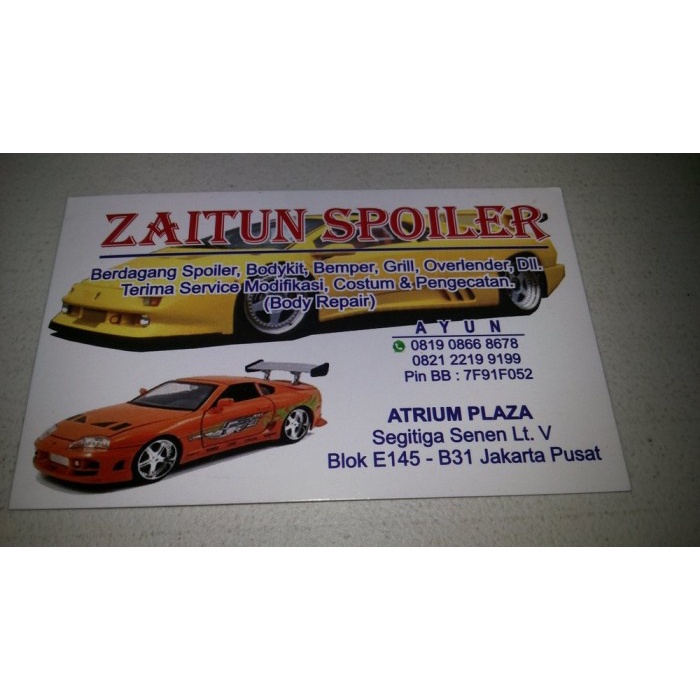 bodykit lips samping all new swift ,