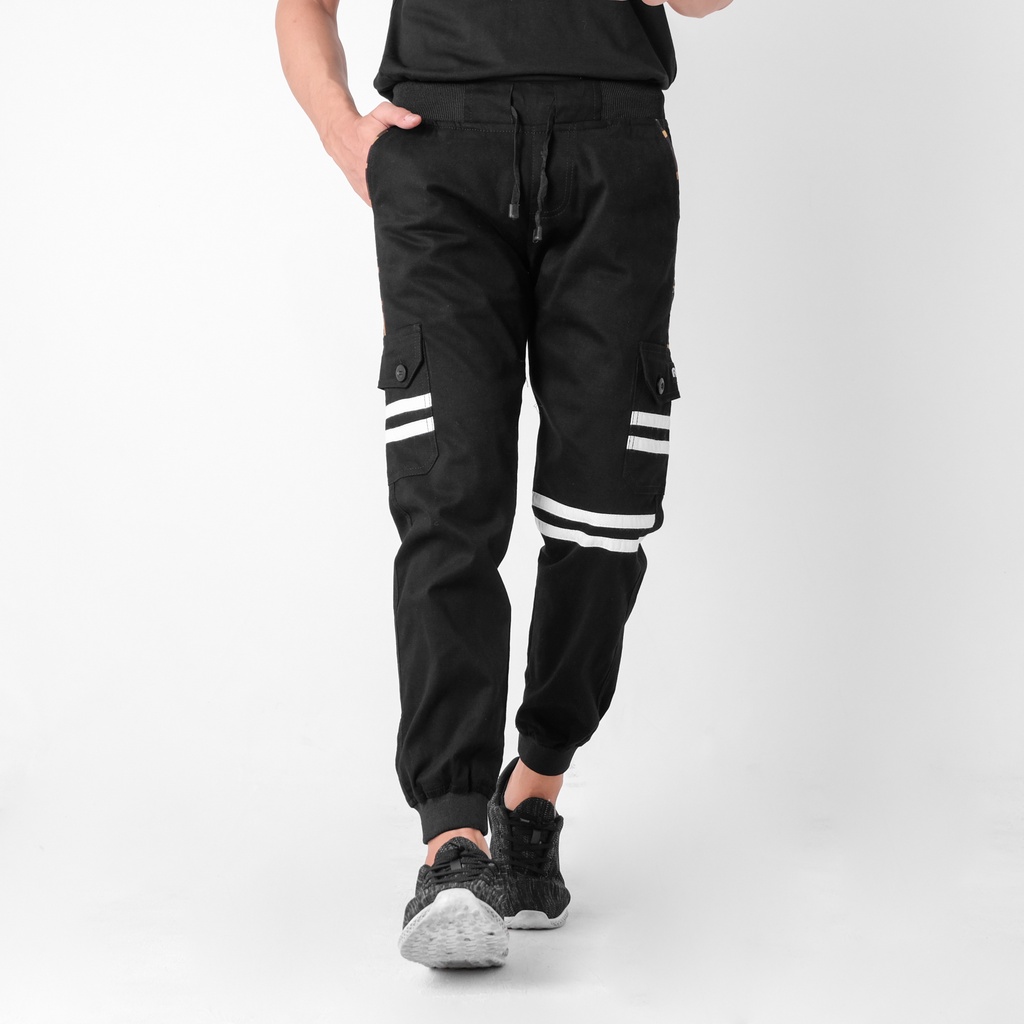 Celana Panjang Jogger Cargo Pria Premium Original