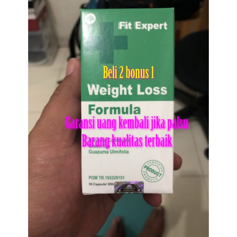 FIT EXPERT WEIGHT LOSS FORMULA 100% ASLI OBAT PELANGSING BADAN - OBAT DIET CEPAT HEEBAL