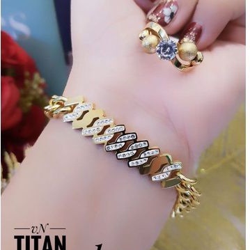 TiTanium set gelang cincin p639