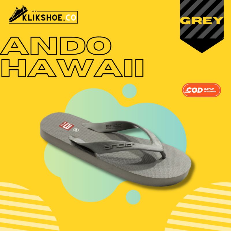Sandal Ando Hawaii | Sendal Fashion Pria Jepit Ando Original