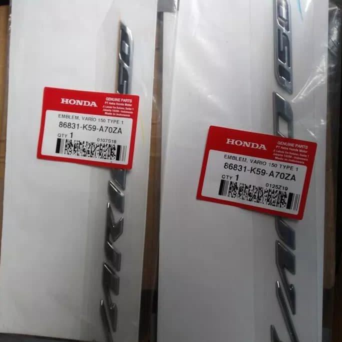 EMBLEM LOGO STIKER TIMBUL 3D VARIO 150 LED 2018 ORIGINAL HGP