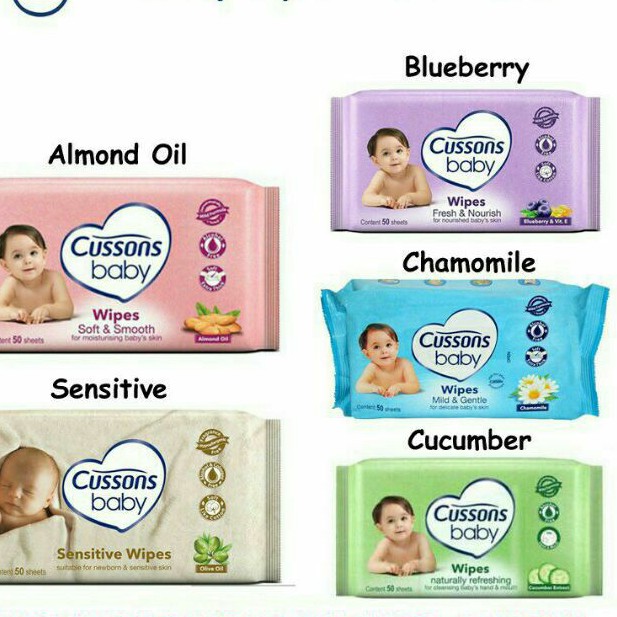 Cusson Baby Wipes 50 pcs