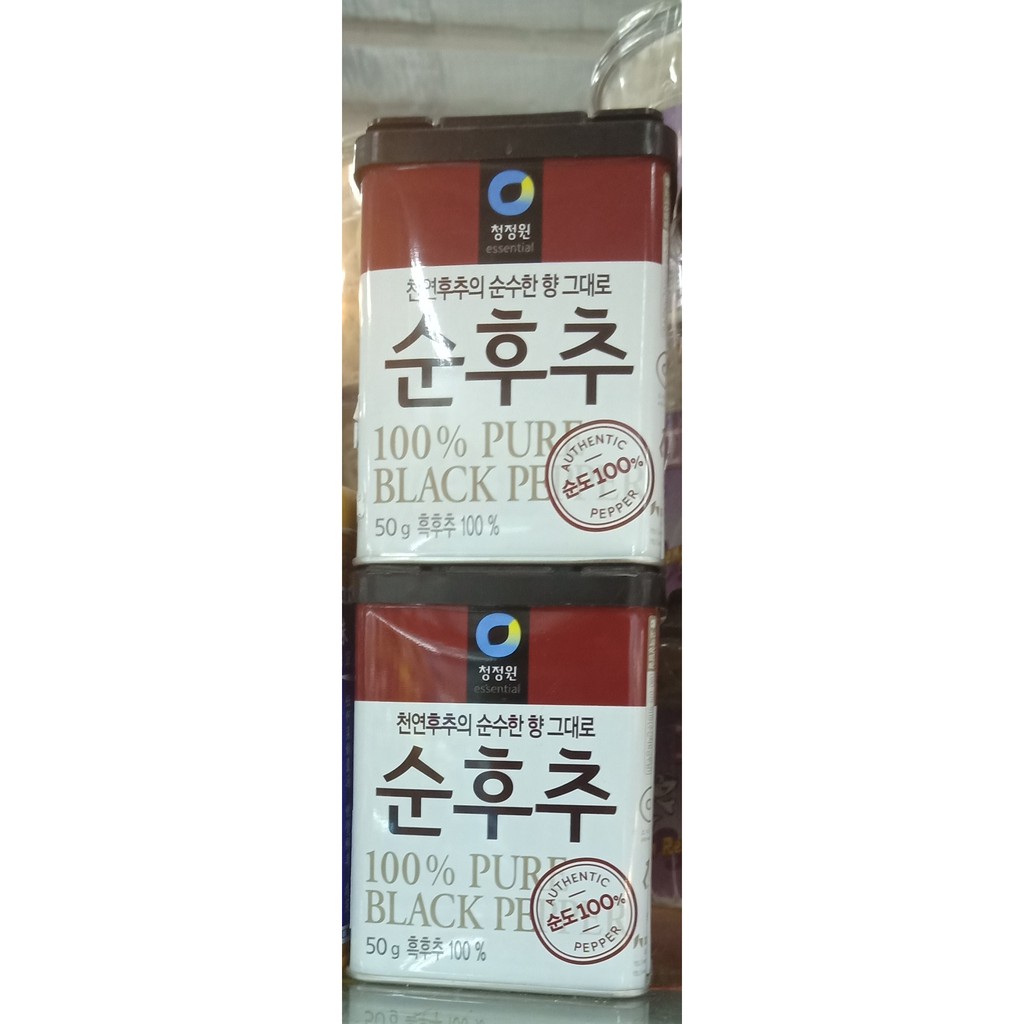 

CHUNG JUNG ONE PURE BLACK PEPPER POWDER - DAESANG BLACK