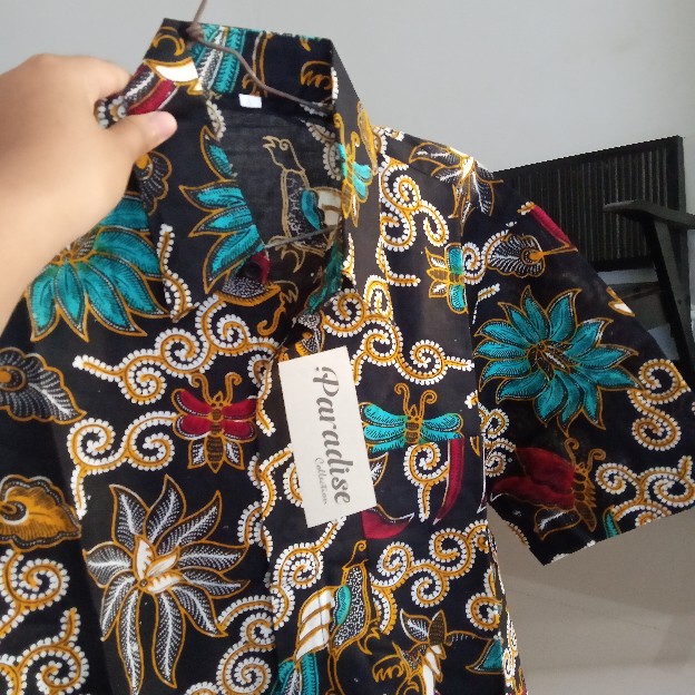 Batik Wanita Asj Sa Hrb026 Kenongo Kemeja Tosca Pendek