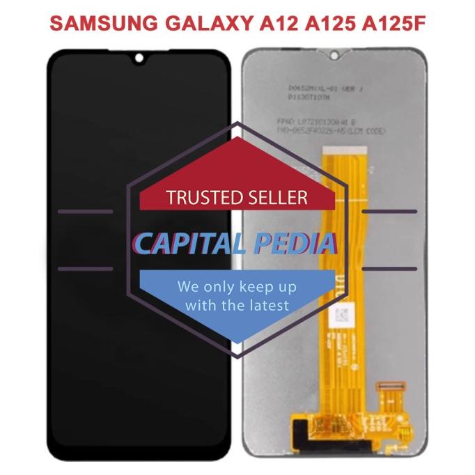 LCD TOUCHSCREEN SAMSUNG GALAXY A12 A125 A125F FULLSET ORIGINAL NEW ---Terbaru---