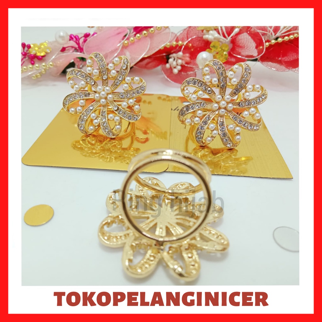 Cincin Hijab/ring gamis Terlaris Terbaru untuk Jilbab/Bros Gesper Hijab gamis trendy dan terkait fashion muslim