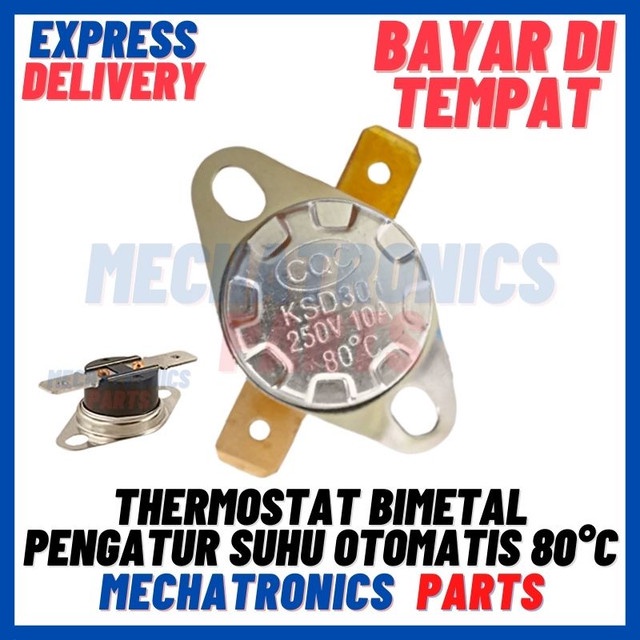 [5621] THERMOSTAT BIMETAL PENGATUR SUHU OTOMATIS DISPENSER MAGIC COM 80C