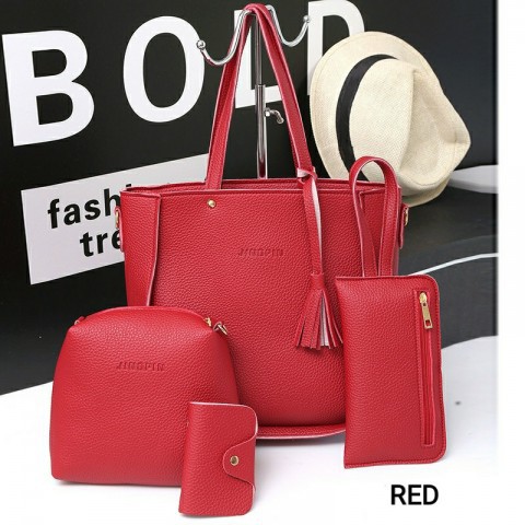 HANDBAG 4IN1 DAPAT 4 MACAM 398 TAS IMPORT WANITA BATAM