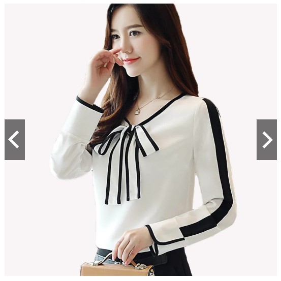 Fifi Fashion Blouse Tangan Panjang Wanita Gaya Korea Model Terbaru  Gisel