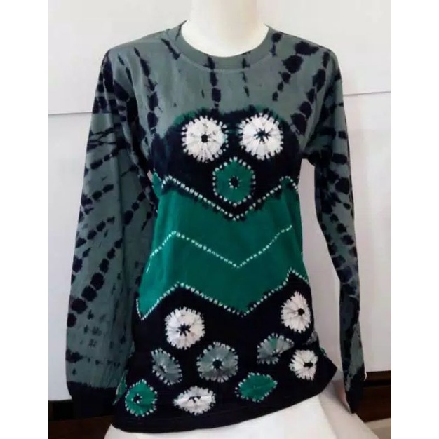 Kaos Sasirangan Lengan Panjang