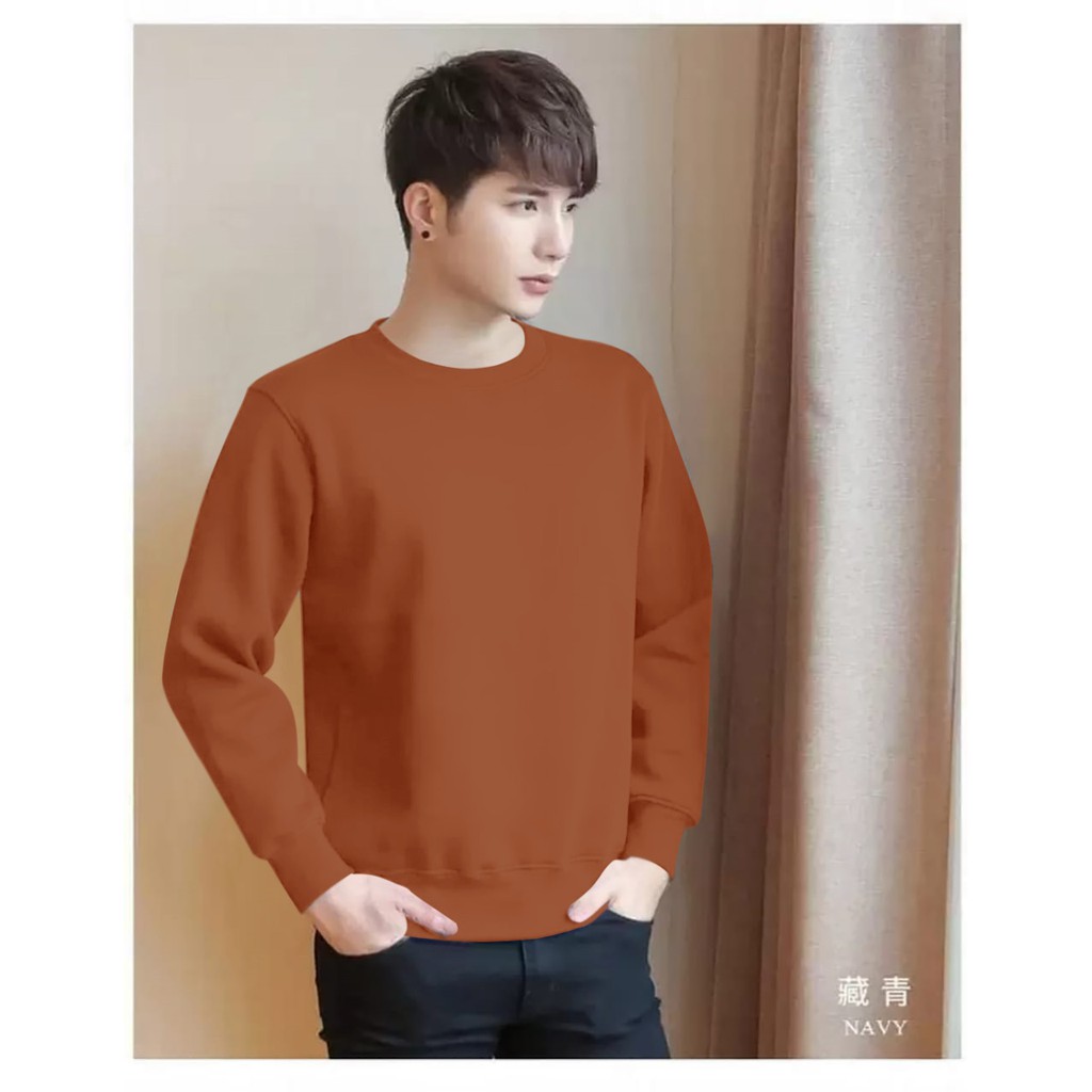 9SEVEN-BAJU  SWEATER POLOS | BAJU JUMPER | KAOS LENGAN PANJANG POLOS KEKINIAN