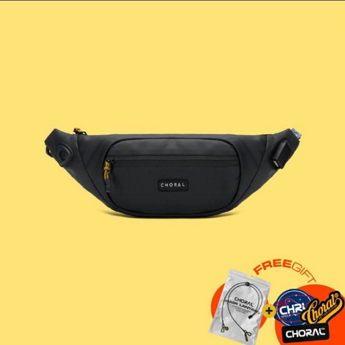 [tas] Waistbag Choral 2.0 Rex Tas Selempang Choral Tas Pria Waistbag Pria d77w14w