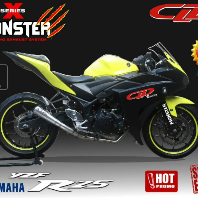 KNALPOT R25 CLD MONSTER X SERIES