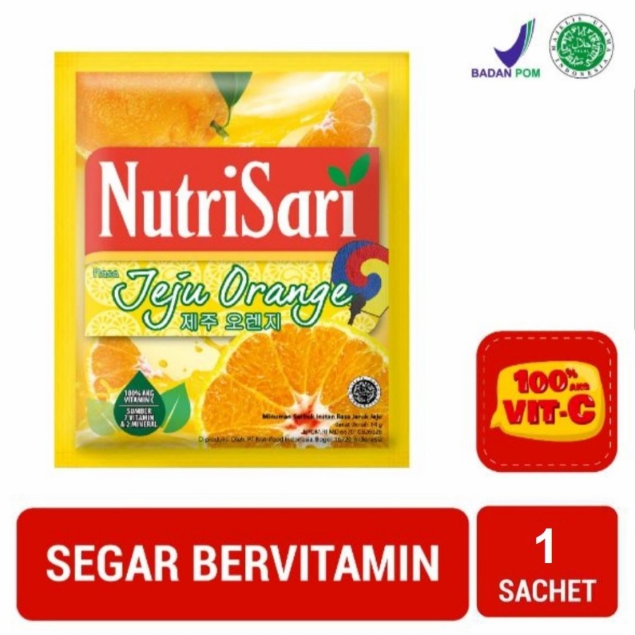 

NutriSari Jeruk Jeju - Minuman Buah Vitamin C (1 Sachet)