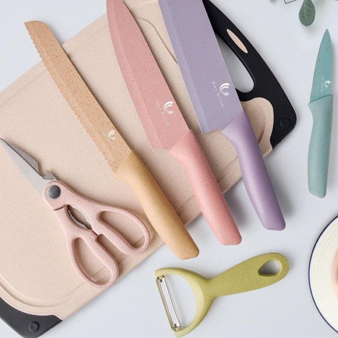 

Pisau Set / Knife Set 6 Pcs / Kitchen Knife Set Marfazizi